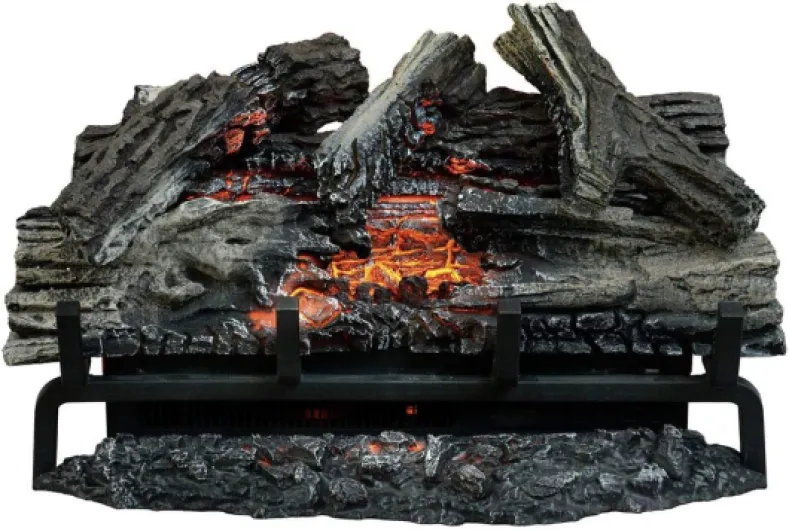 Woodland 27 inch Electric Fireplace Log Set - Black, NEFI27H 27 Inch Black