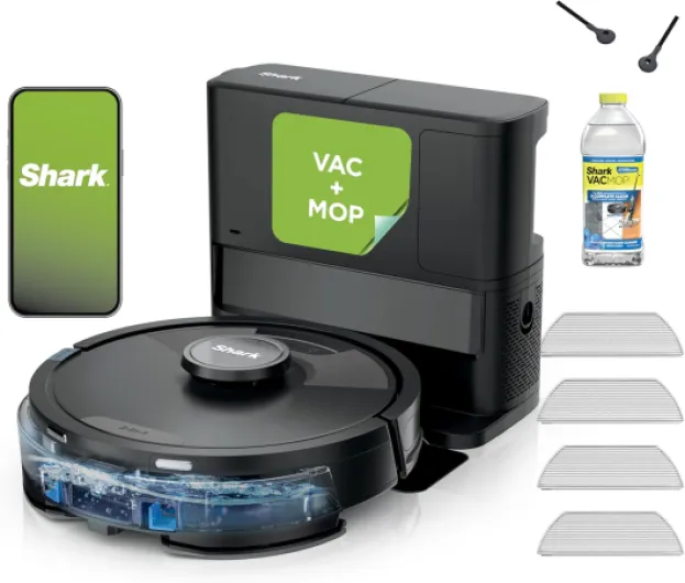 Matrix Plus Robot Vacuum and Mop with Self-Empty HEPA Base, Sonic Mopping, Matrix Clean, Home Mapping, HEPA Bagless Self Empty Base, CleanEdge, for Pet Hair, UR2650WS Wet and Dry Self-Empty (Black)