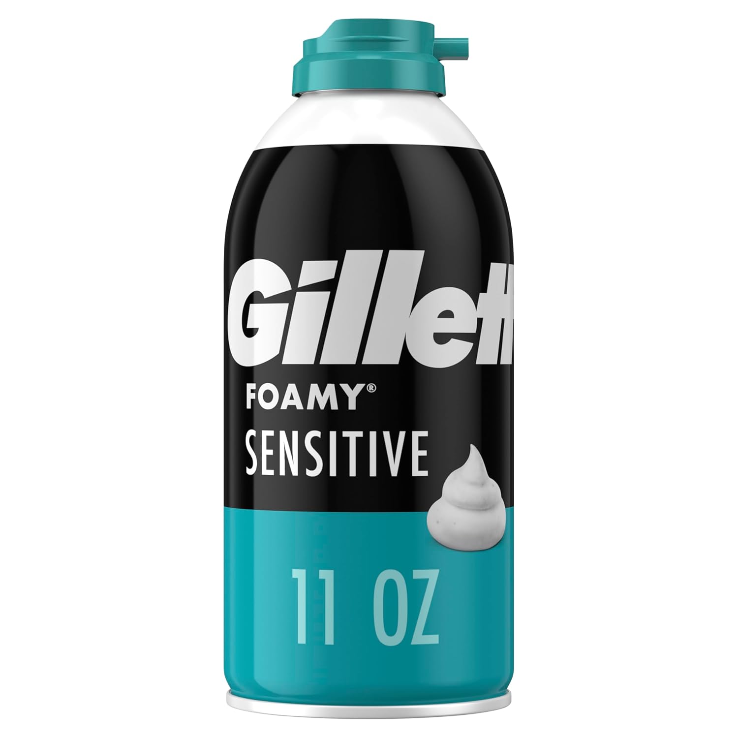Foamy Shaving Cream, Sensitive Skin, 11 Ounce Unscented 11 Ounce (Pack of 1)