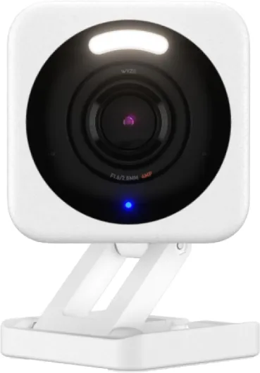 Cam v4 (Latest Model), 2.5K AI Security Camera, Indoor/Outdoor Cameras for Home Security, Baby Monitor & Pet Camera, Vibrant Color Night Vision, No Subscription Required, Free Expert Help White 1 pack