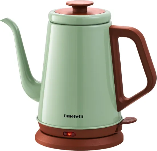 Gooseneck Electric Kettle(1.0L), 100% Stainless Steel BPA Free Classic Pour Over Coffee Kettle - Tea Kettle - Green