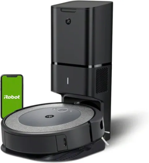 Roomba i3+ EVO (3550) Self-Emptying Robot Vacuum – Now Clean by Room with Smart Mapping, Empties Itself for Up to 60 Days, Works with Alexa, Ideal for Pet Hair, Carpets​, Roomba i3+