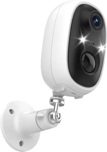 Security Cameras Wireless Outdoor 2K,Battery Powered Indoor Camera/2.4G WiFi Cameras for Home Security with Motion Detection,Color Night Vision,Spotlight,Siren,Waterproof, SD/Cloud Storage 1 Pack
