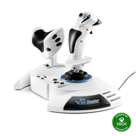 T-Flight Hotas One Microsoft Flight Sim 2024 Collectors Edition (compatible with Xbox Series X-S and PC) MSFS White Edition Xbox Series X/S - PC