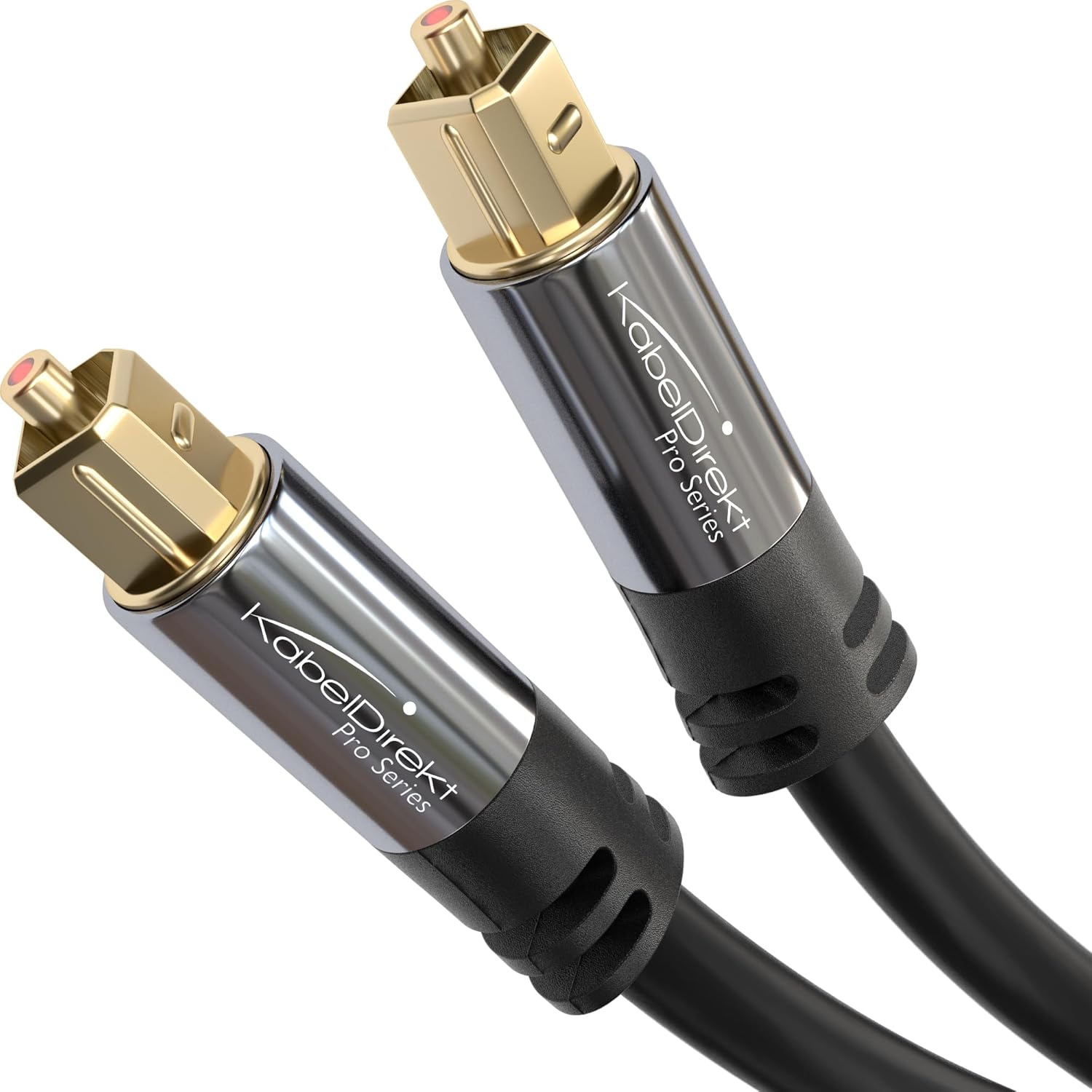 TOSLINK – Optical Audio Cable – 6ft – Fiber Optic Cord, S/PDIF Digital Audio Optical Cable for Soundbar, Stereo Systems, Home Cinema, Xbox One/PS4 – Designed in Germany 6 ft