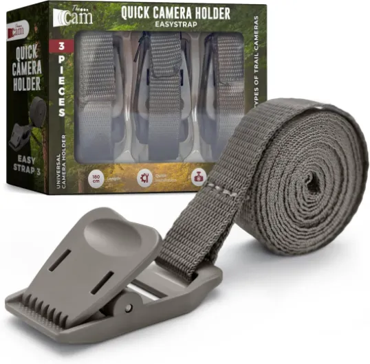 The...Cam Quick Camera Holder EasyStrap-3, Premium 3 Pack Trail Camera Straps,Game Camera Strap,Tree Belts,Durable Nylon Fiber,Hunting Gifts for Men, Hunting Utility Strap for Hanging Trail Cameras