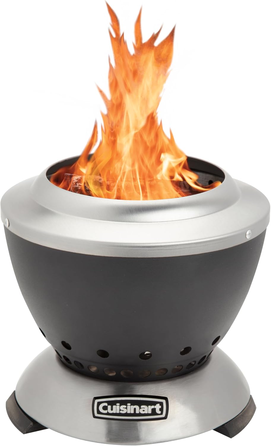 Cleanburn Smokeless Tabletop Fire Pit, 7.5” Lightweight Portable Smokeless Fire Pit with Removable Base for Ash & Carry Bag, Small Outdoor Heater for Patio, Camping & RV, Portable Heater Cleanburn 7.5" Tabletop Fire Pit