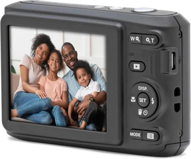 PIXPRO FZ45 16MP 4x Zoom Compact Camera - Black Camera without Shoulder Bag or SD Card