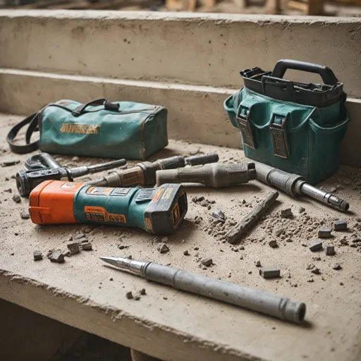 Essential concrete tools for cordless drill users working on slabs and structures