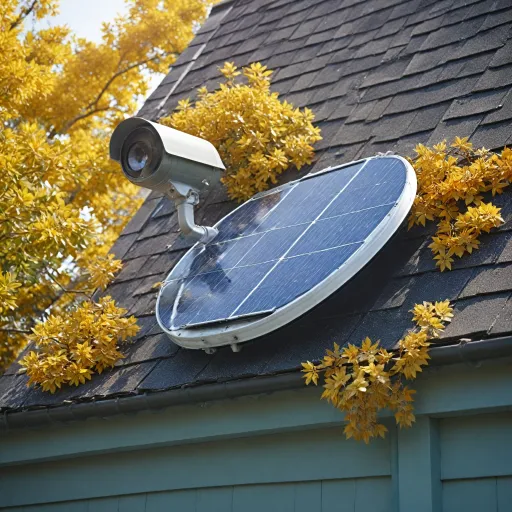 How a ring solar panel keeps your Ring cameras powered all year