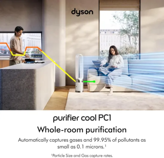 Purifier Cool PC1 Powerful Cooling Purifier (White/White)