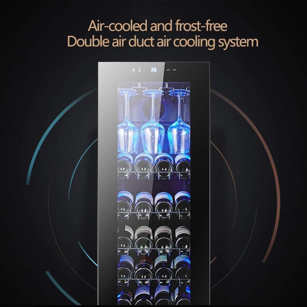 Wine Cooler Refrigerator - 30 Bottles Dual Zone Wine Cellar, Built-in & Freestanding, Stainless Steel with Digital Memory Temperature Control