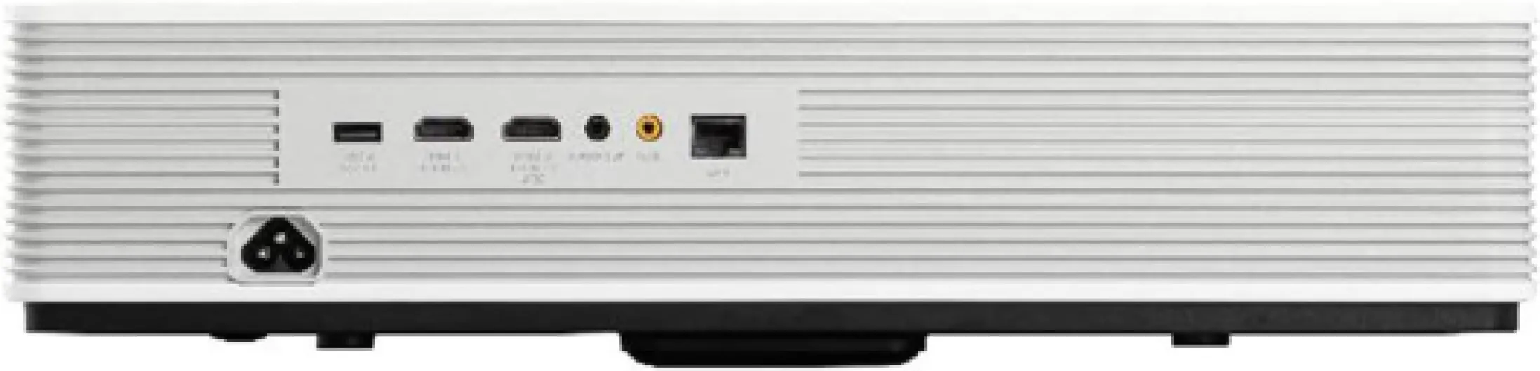 X2000L-4K, Ultra Short Throw Projector for Home & Family Entertainment, 2000 ANSI Lumens, 4K Projector, WiFi, Bluetooth, Harman Kardon Audio with Dolby/DTS Support - White 4K Ultra Short Throw Smart - White