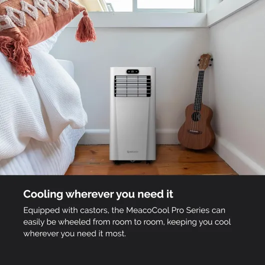 MeacoCool Pro Series 8000 CH Portable Air Conditioner - Wi-Fi enabled with Meaco App, Low Energy, Low Noise, Free Flexible Window Kit 8000CH PRO-WiFi