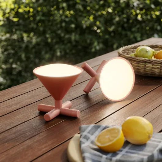 X Umbra Matter Over Thread CONO Lamp, Bedside, Desk or Handheld Light, RGB & Whites, App & Voice Control (Sierra)