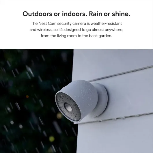 G3AL9 Nest Cam (Outdoor / Indoor, Battery) Security Camera - Smart Home WiFi Camera - Wireless, Snow, 1 Count (Pack of 1) Nest Cam (Outdoor or Indoor) Single