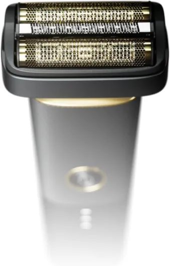 Andis - PFS-1,Resurge Foil Shaver - Includes Gold Titanium Hypoallergenic Foils,Easily Adjustable Pivot Head,Powered by Lithium-Ion Battery,Battery-Life Indicator & USB Charging Port – Black,White Trimmer