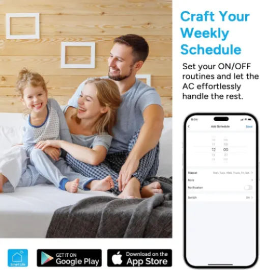 DR.PREPARE 9000 BTU Air Conditioning Unit, 4-in-1 Portable Air Conditioner Smart WiFi Enabled, Dehumidifier, Cooling Fan with 2 Speeds, 24H Timer & Sleep Mode, Child Lock, Dual Window Venting Kit 9,000 BTU with WiFi