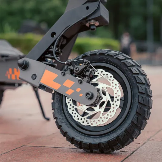 G2 Electric Scooter for Adults, 55km Long Range, Foldable E Scooter, 10-Inch Tubeless Tyres, Dual Suspension, Dual Disc Brakes, Touch Display, IPX4 Water Resistant, EN17128