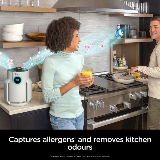 NeverChange5 Air Purifier for Home, Bedroom, Office, Room Coverage 23sqm, 5-Year HEPA Filter Traps 99.97% of Allergens including Dust, Pollen, Pet Dander, Quiet, LED Display, Dove HP072UK 23sqm Coverage Dove