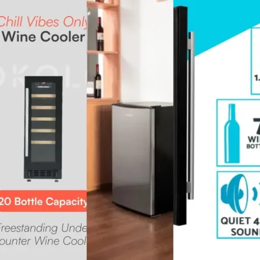 Top Wine coolers with reversible doors