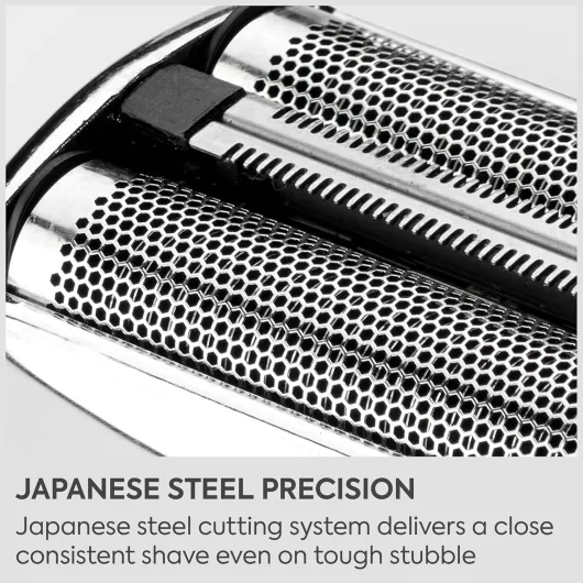 Super‑X Double Foil Shaver for Men – Ultra‑Smooth Finish, Dual Japanese Steel Foils, Cordless Lithium‑Ion, Wet & Dry IPX7, USB‑C Rechargeable, FS996DU